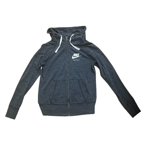 🪴Amazing charcoal Nike zipper hoodie size small - Picture 2 of 8